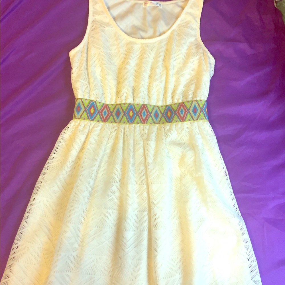 Lace Chevron Dress